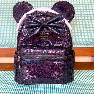 Disney Loungefly Backpack sequin celestial nwt